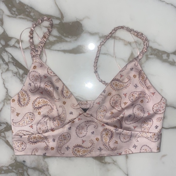 NWOT Zara paisley effect crop top‎ - Picture 6 of 12